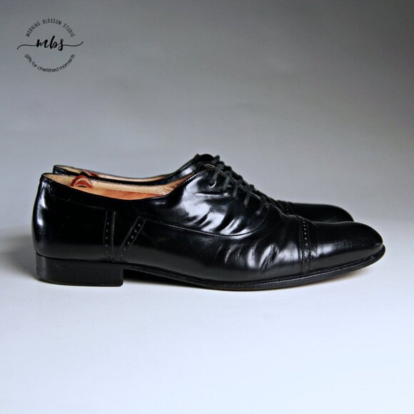Bally Peer 2 Toe Cap Leather Oxford Shoes